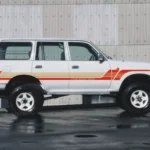Toyota Land Cruiser 80 Series Retro Red Side Body Decal/Sticker Complete